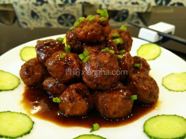 色泽诱人，味道也是很棒的。