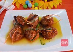 五彩羊肉丸的做法图解10