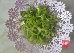 芥菜叶茎炒咸肉的做法图解3