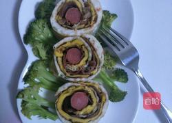 培根香肠鸡蛋卷的做法图解18