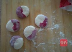 菠萝馅双色蒸包的做法图解5