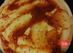 电饼铛香肠虾仁披萨的做法图解4