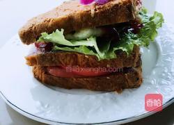 粗粮三明治的做法图解10
