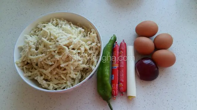 准备食材。