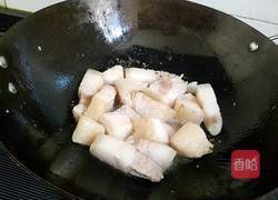 菠萝红烧肉的做法图解3
