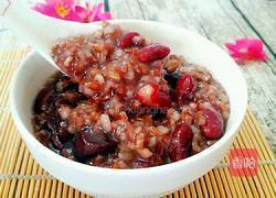 红米红豆粥的做法图解6