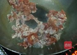 青蒜炒肉的做法图解4