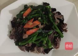 珍花炒芥兰苗的做法图解3