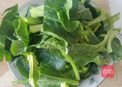 菠菜炒笨蛋的做法图解3