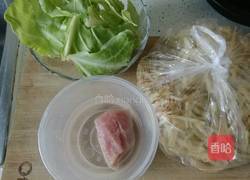 老北京风味儿培根炒饼的做法图解1