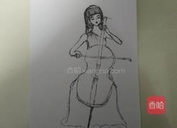 凉拌芹菜叶之大提琴女孩的做法图解6