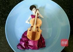 凉拌芹菜叶之大提琴女孩的做法图解13