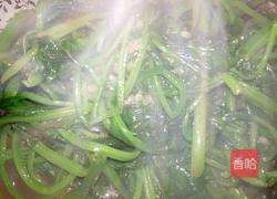蒜蓉爆菠菜的做法图解2