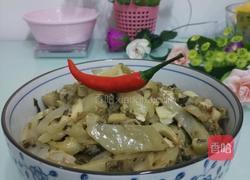 冬笋炒酸菜的做法图解8