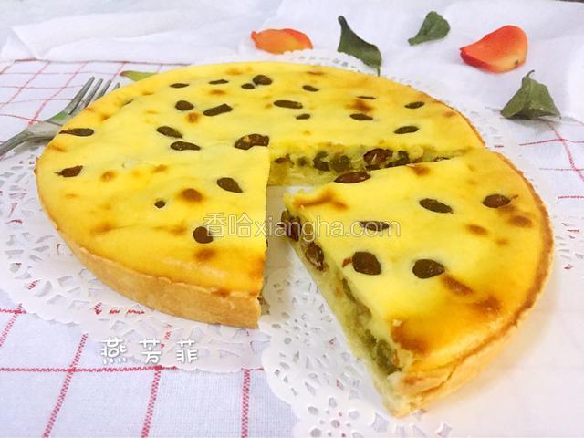 蜜豆乳酪派