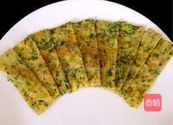 翡翠玉扇一一芹菜叶煎蛋饼的做法图解7