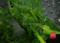 炝拌芹菜叶的做法图解3