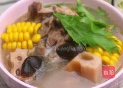 莲藕玉米骨头汤的做法图解9