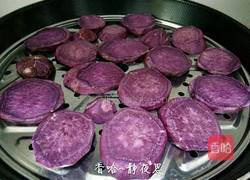 奶香紫薯麻圆的做法图解2