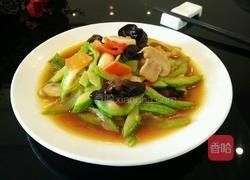 西葫芦炒口蘑的做法图解5