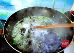 青菜鸡蛋面的做法图解8