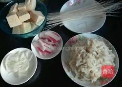 酸菜粉条炖冻豆腐的做法图解2