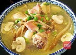 金华火腿菌菇炖鸡汤的做法图解13