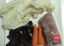 打卤面（白菜木耳胡萝卜肉丁卤）的做法图解4