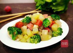 小炒脆皮肠的做法图解14