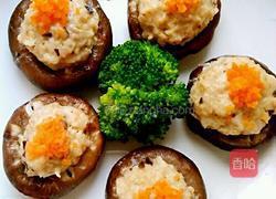 虾仁瘦肉酿香菇的做法图解9