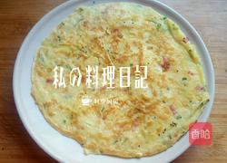 土豆丝培根芝麻蛋饼(3人份少油版)的做法图解10