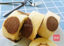 奶牛纹蛋糕卷的做法图解23