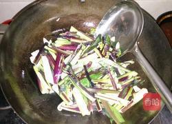 清炒紫菜苔的做法图解3