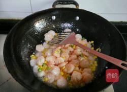 玉米青豆炒虾仁的做法图解6