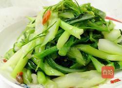 素炒增城菜心的做法图解8