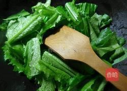 花生米拌油麦菜－的做法图解3