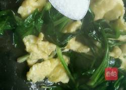 菠菜炒鸡蛋的做法图解8