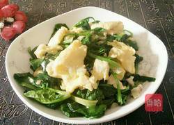 菠菜炒鸡蛋的做法图解9