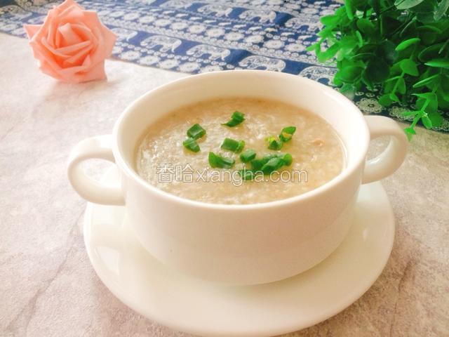 鲜淮山瘦肉粥