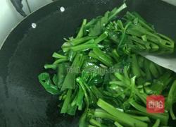 芥兰炒腊味的做法图解5