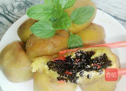 芝麻枸杞馅红薯丸的做法图解15