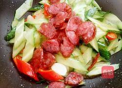 黄瓜炒香肠的做法图解13