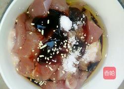 鱿鱼瘦肉虾米粥的做法图解3