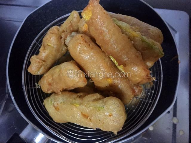 捞出控油