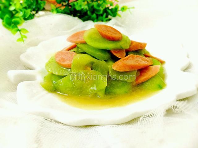 青瓜炒火腿肠