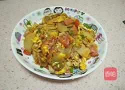 土豆片炒鸡蛋火腿的做法图解9