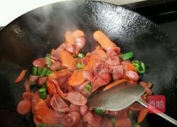 香肠小菜的做法图解3