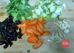 蚝油炒三样的做法图解3