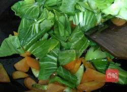 蚝油炒三样的做法图解8