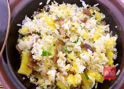 红薯腊肠煲仔饭的做法图解6